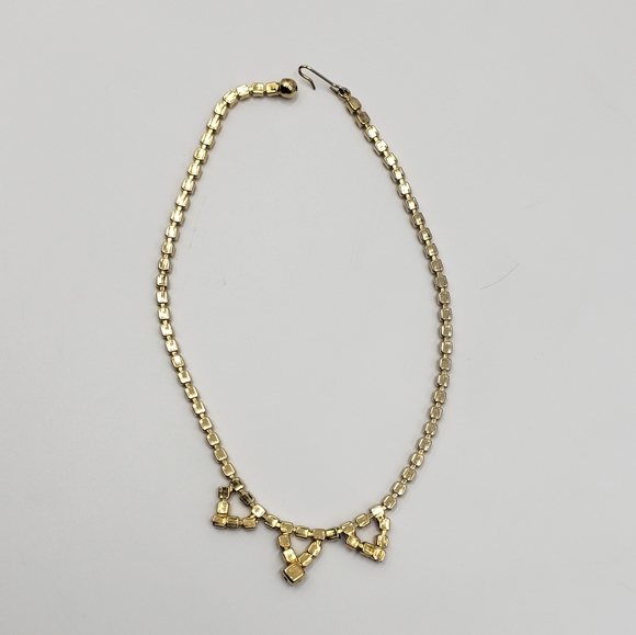 Vtg elegant purple rhinestone necklace - Picture 3 of 6